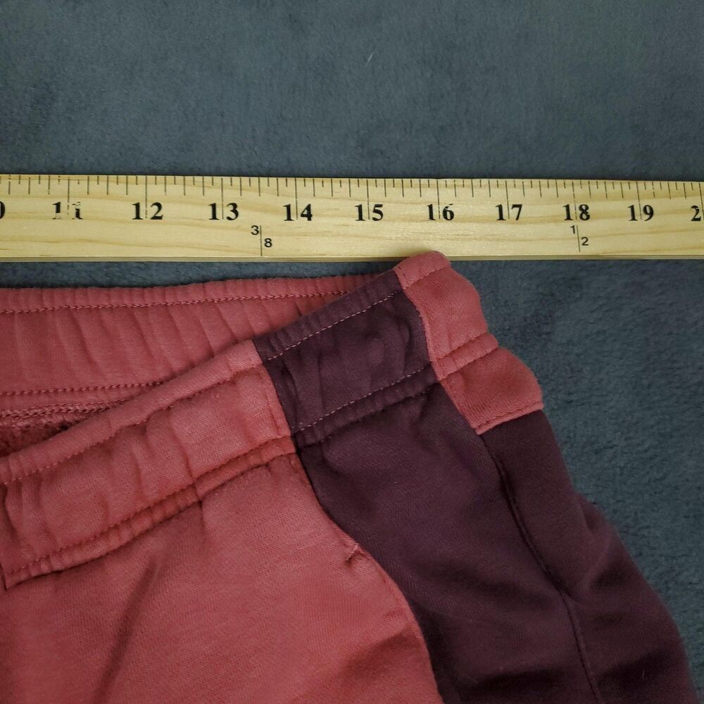 Nike Pants Mens Large Red Colorblock Sweatpants Tapered Athletic Joggers Striped - Picture 4 of 7